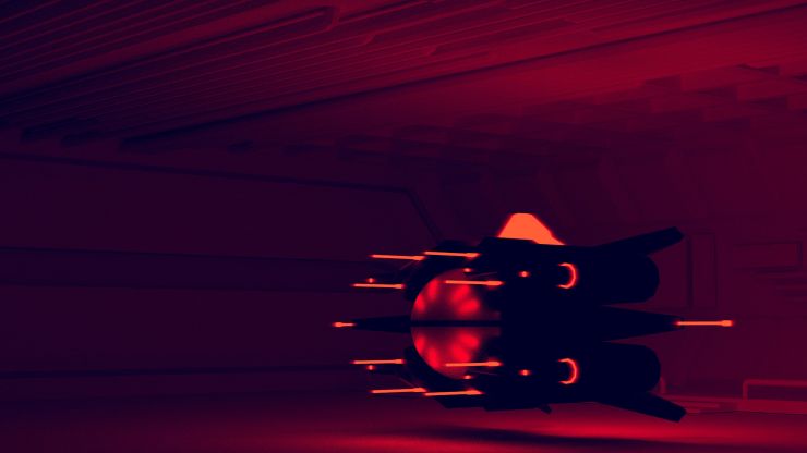 black dove poster in hanger