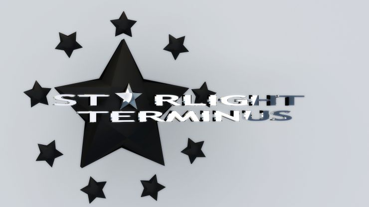 StarLight Terminus Star Logo Black and White