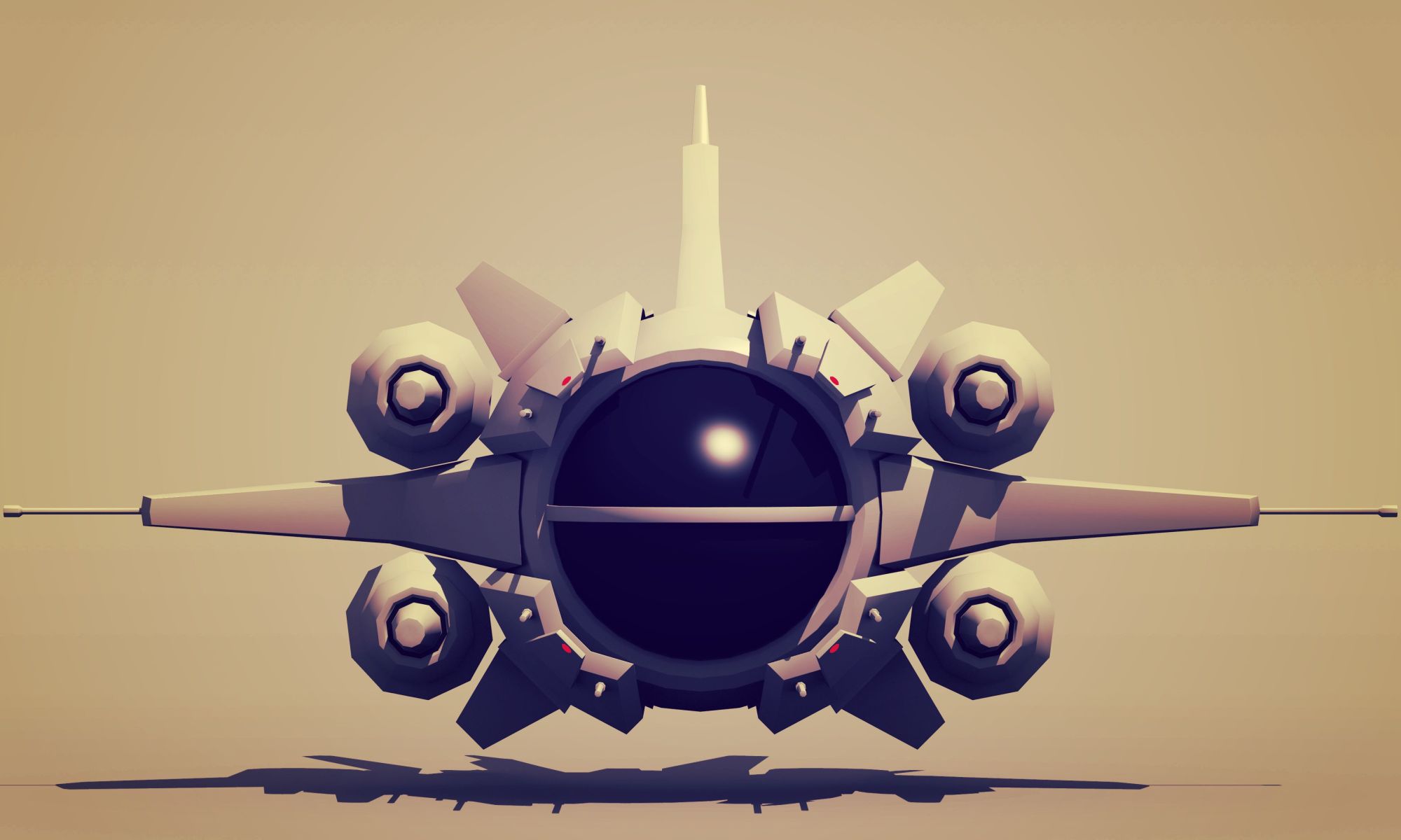 White Dove Poster space fighter