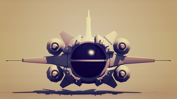 White Dove Poster space fighter