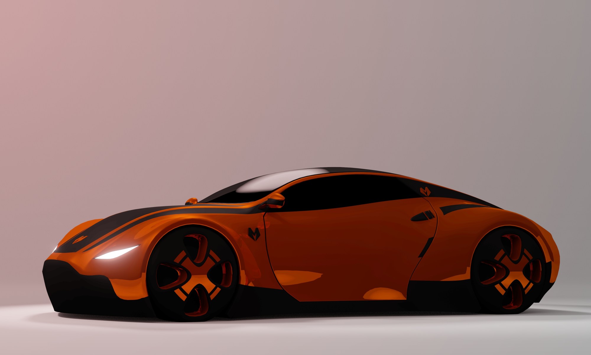 Full Render of concept vehicle for the game SkyTec Racing