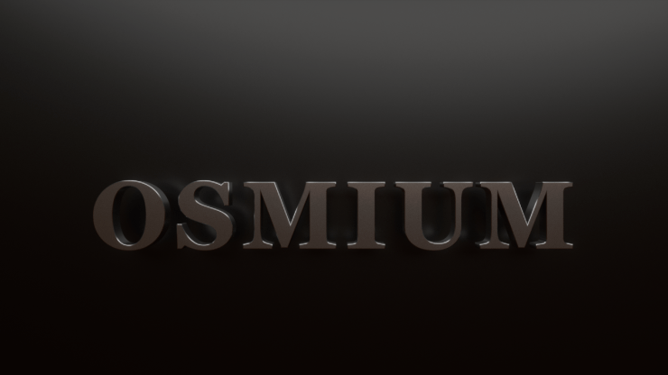 rendered title Osmium