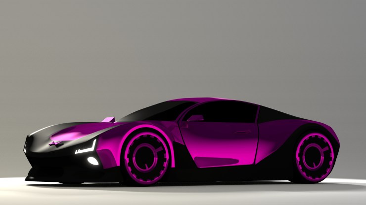 Concept Car Final rendering